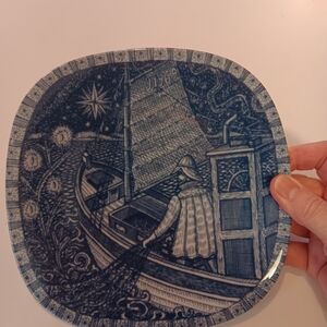 Blue Nautical Decorative Plate